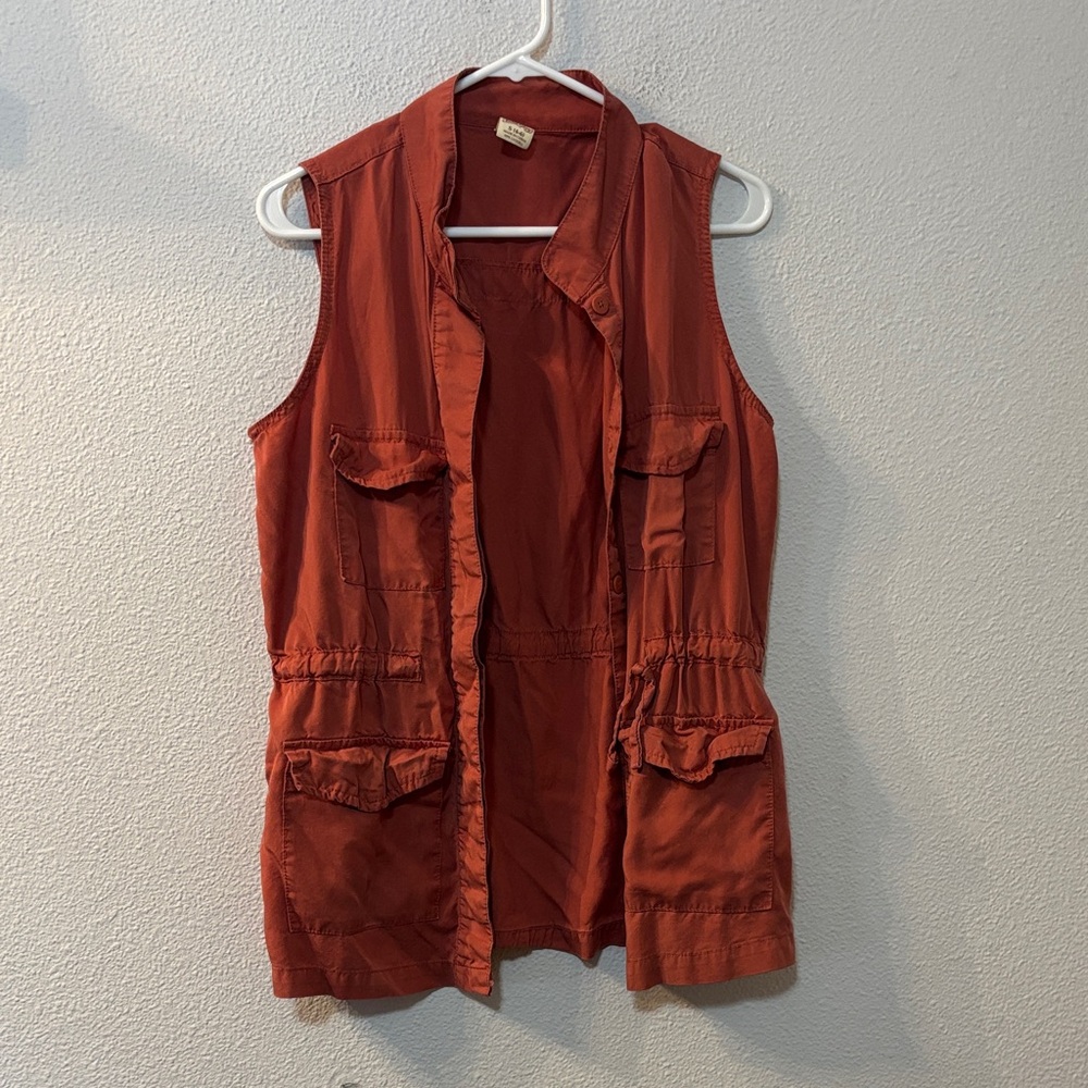 Faded Glory Rust Orange Vest